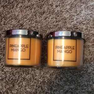 Bath & Body Works Pineapple Mango candles